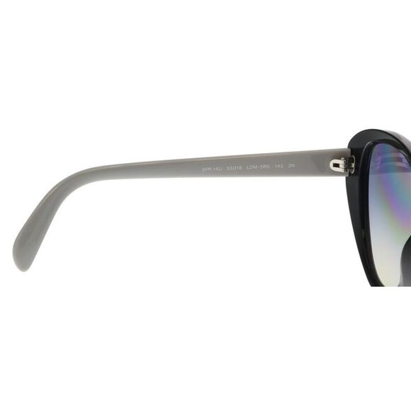Prada PR 14US LDM5R0 Black Cat eye Sunglasses - Picture 5 of 5